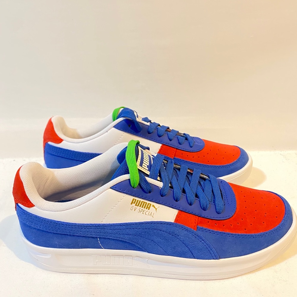 New Puma GV Special Primary Mens red/white/blue - Picture 2 of 6